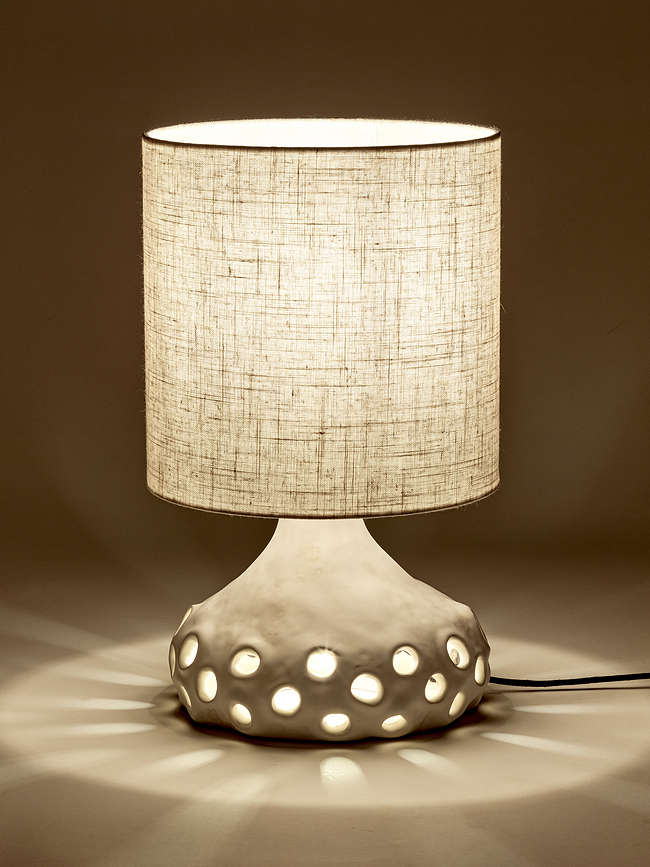 Oya 01 Επιτραπέζιο Φωτιστικό, 42 cm, μπεζ