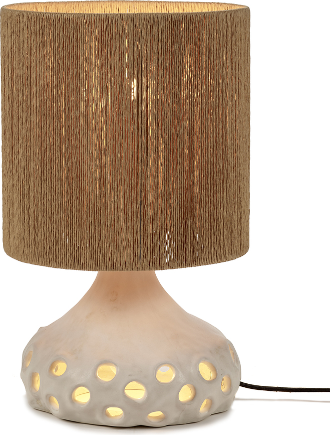 Oya 01 Lampe de Table, 42 cm, beige