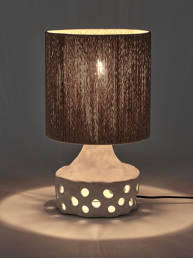 Oya 02 Επιτραπέζιο Φωτιστικό, 42 cm, μπεζ