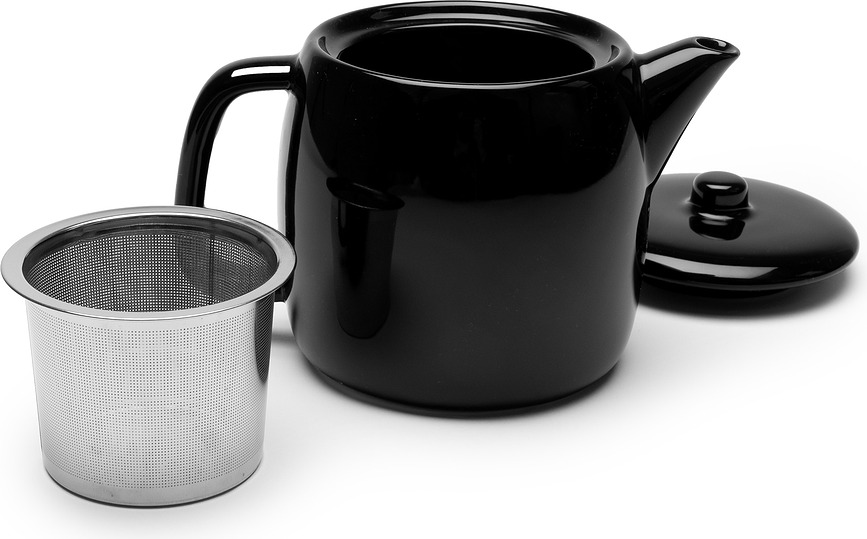 Passe-partout Čajnik 900 ml crno-bijeli