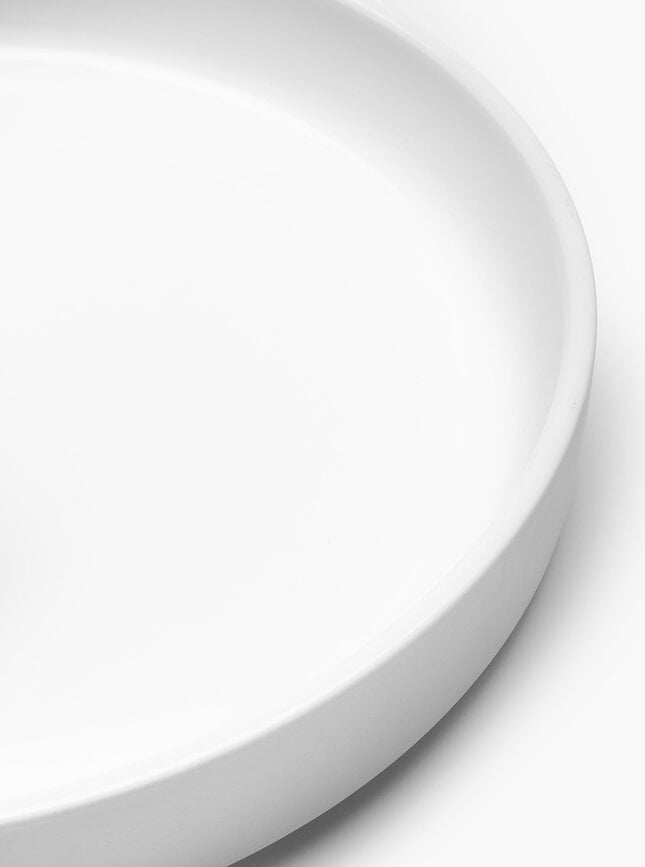 Passe-partout Djupa tallrikar 26 cm, vit matt, 2 st
