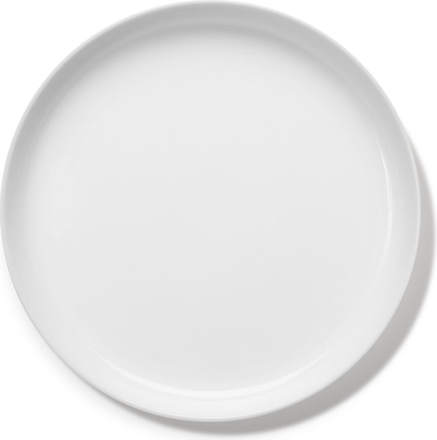 Passe-partout Mattallrikar 26 cm, svartvit, 4 st