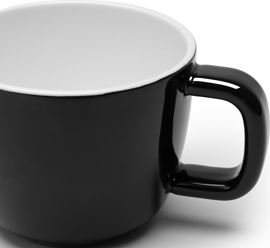 Passe-partout Φλιτζάνια Espresso, 135 ml, ασπρόμαυρα, 4 τμχ