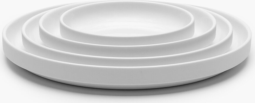 Passe-partout Πιάτα φαγητού ρηχά, 26 cm, ασπρόμαυρα, 4 τμχ