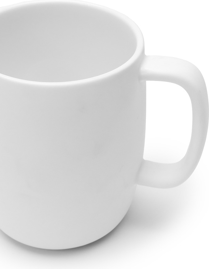 Passe-partout Skodelica glazirana, 330 ml, bela