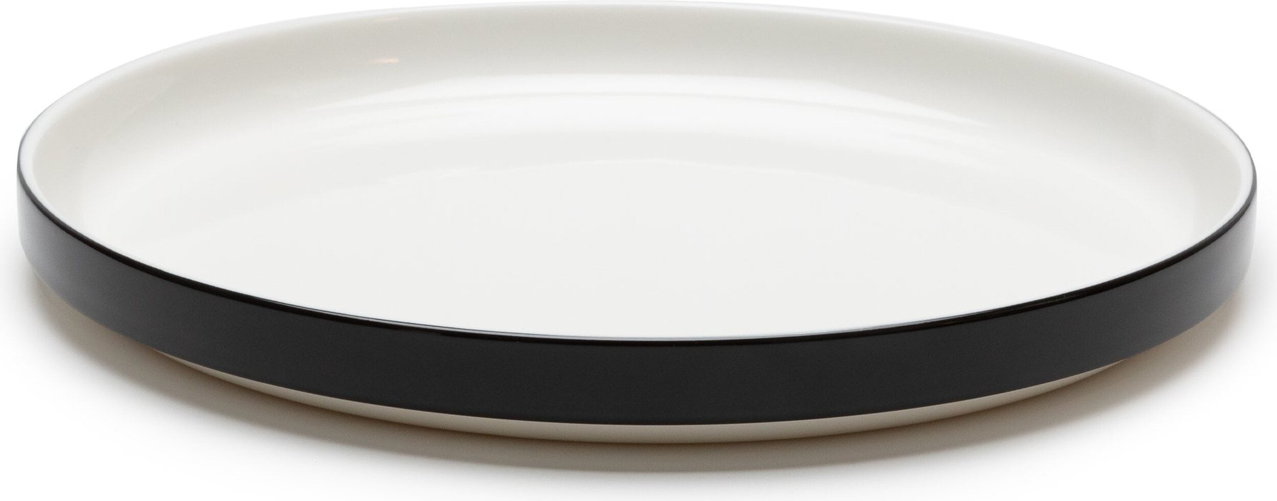 Passe-partout Speiseteller 26 cm, schwarz-weiß, 4 St.