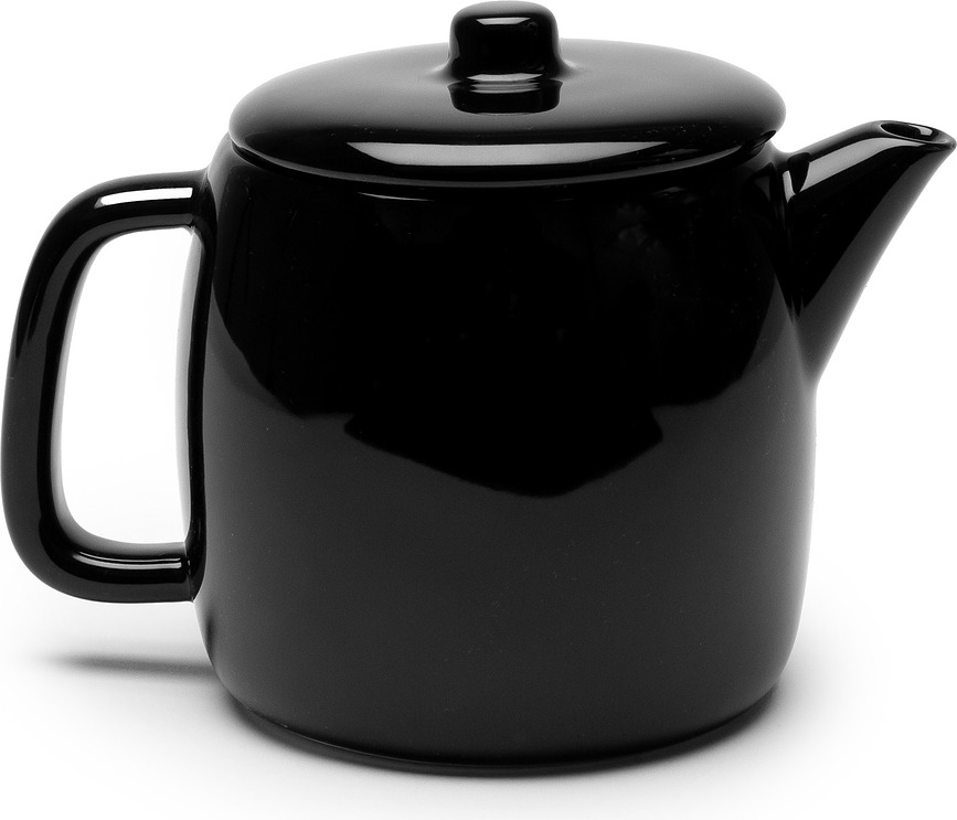 Passe-partout Théière 900 ml, noire et blanche