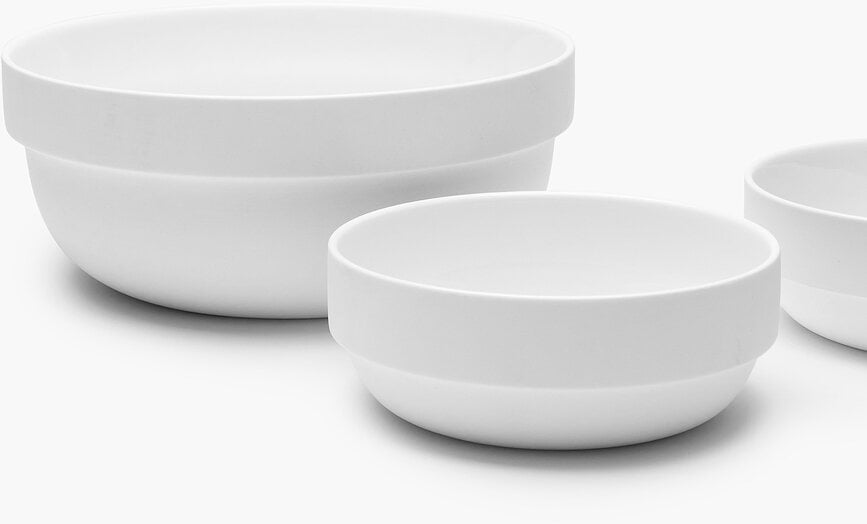 Passe-partout Zdjele 18 cm bijela mat 4 kom.