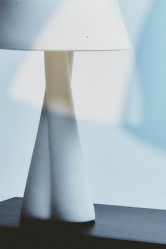 Paulina Lampe de Table 37,5 cm, beige
