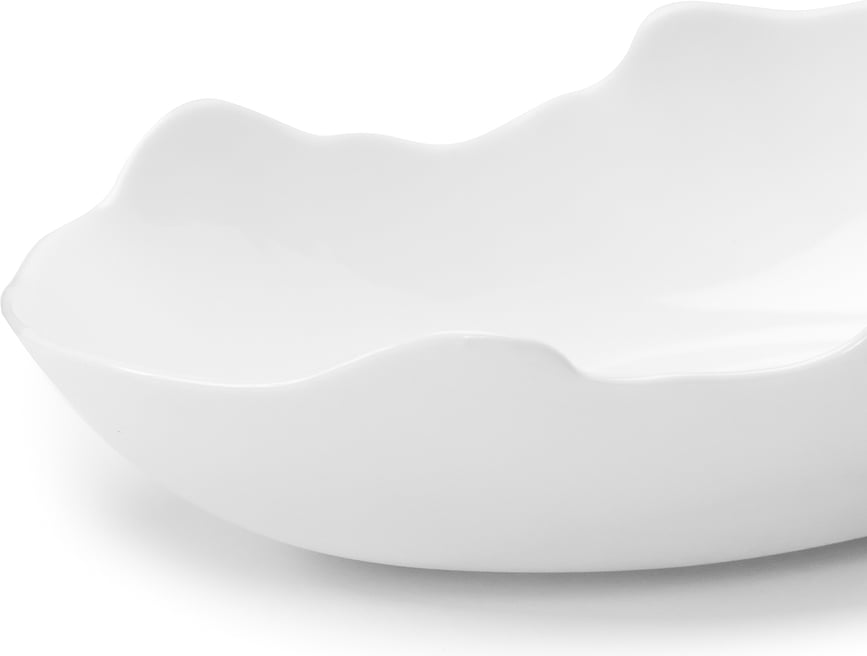 Perfect Imperfection Assiettes creuses ovales 23 cm, lot de 6