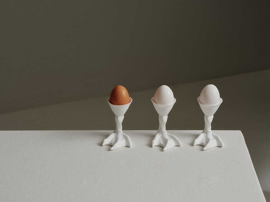 Perfect Imperfection Podstavka za jajca, 8,5 cm, 2 kosa