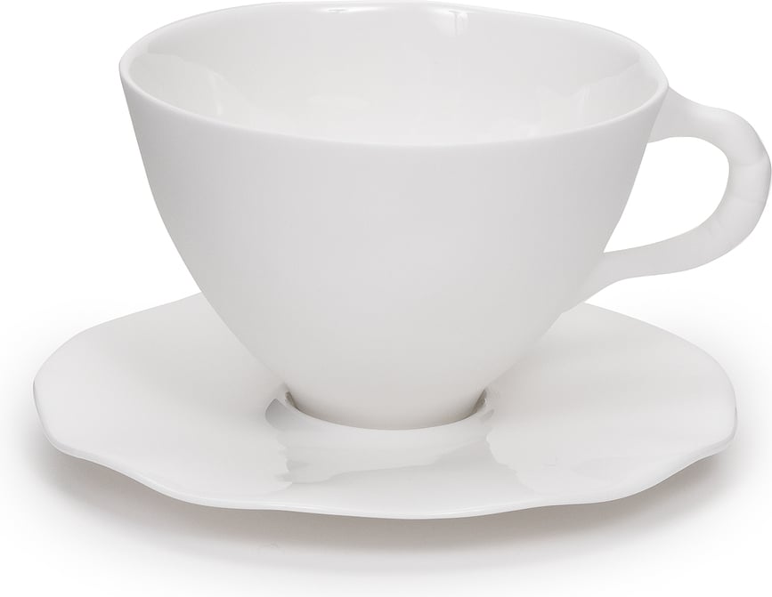 Perfect Imperfection Tasses avec soucoupes 280 ml, Lot de 2