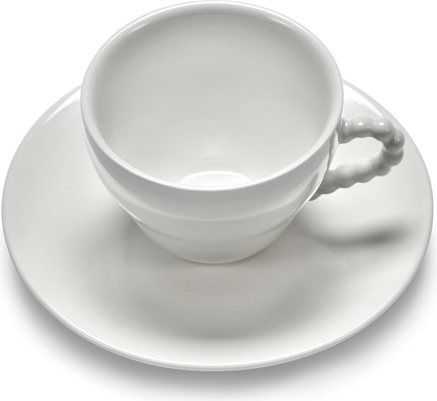 Φλιτζάνι με πιατάκι Les Objets Mouleversants 200 ml, μπλε