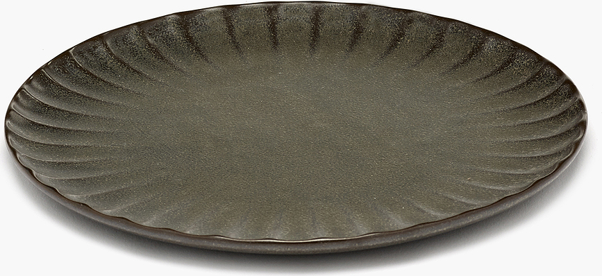 Piatti da dessert Inku 18 cm, verde scuro, 4 pz.