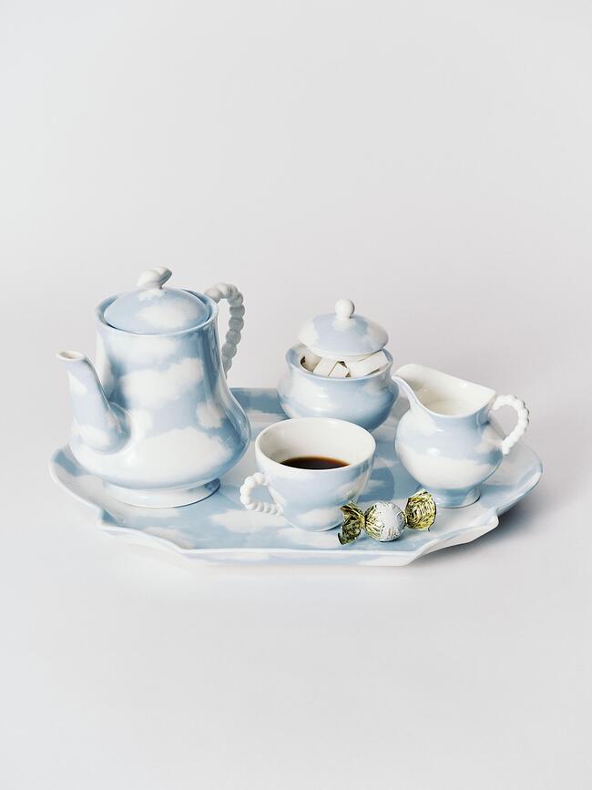 Piatto da portata Les Objets Mouleversants blu navy