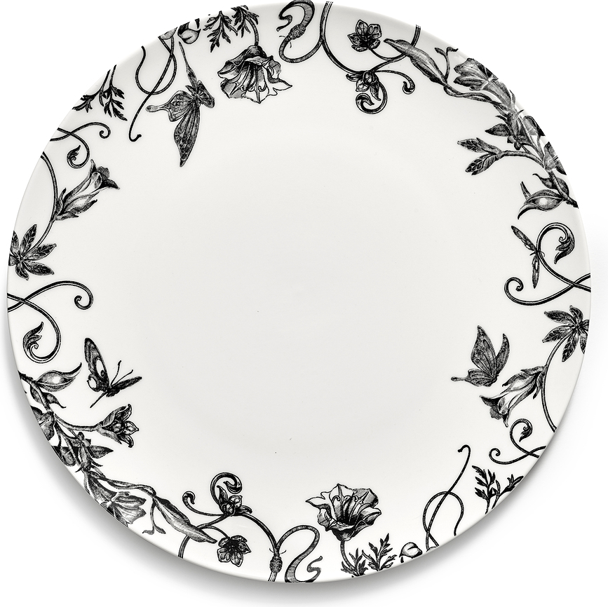 Pietų lėkštės Unity Floral Fantasy, 23,5 cm, 2 vnt.