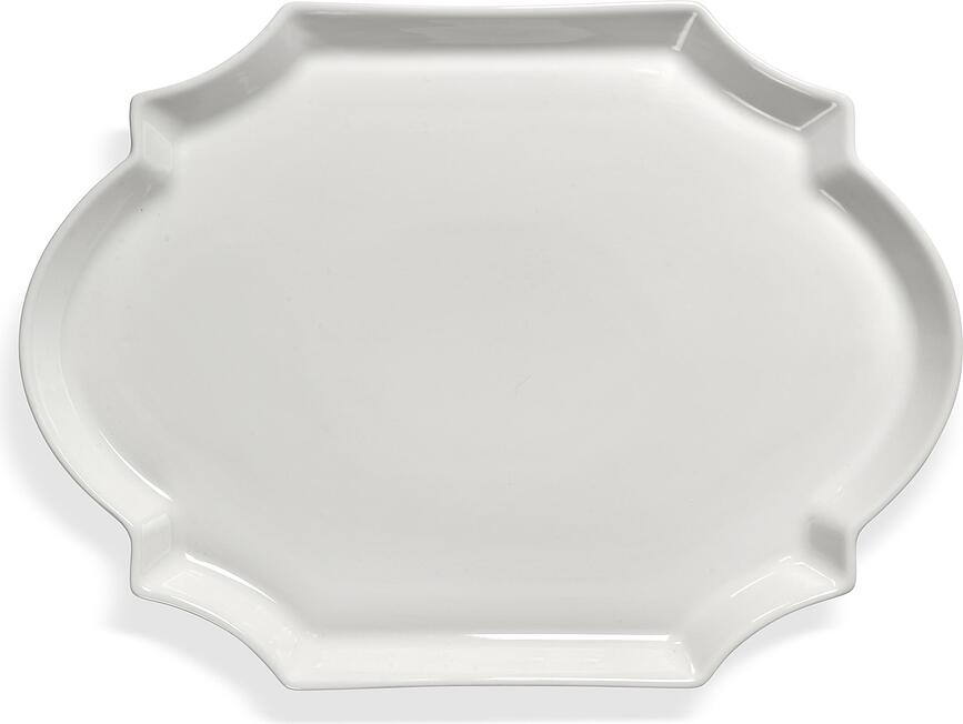 Plat de service Les Objets Mouleversants, blanc