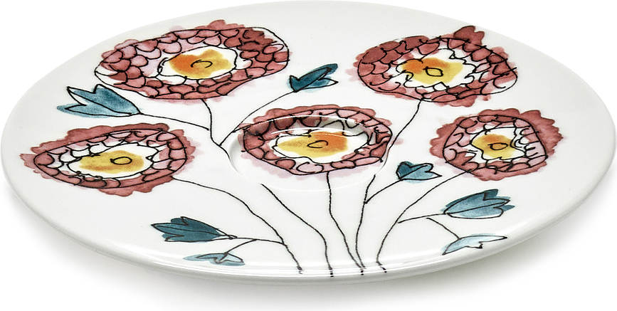 Platillo para taza de café Midnight Flowers Blossom Milk, 11,5 cm