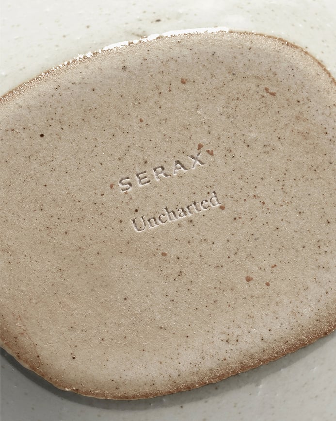 Plato para Taza Out of Lines, 15 cm, blanco roto