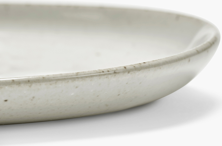 Plato para Taza Out of Lines, 15 cm, blanco roto