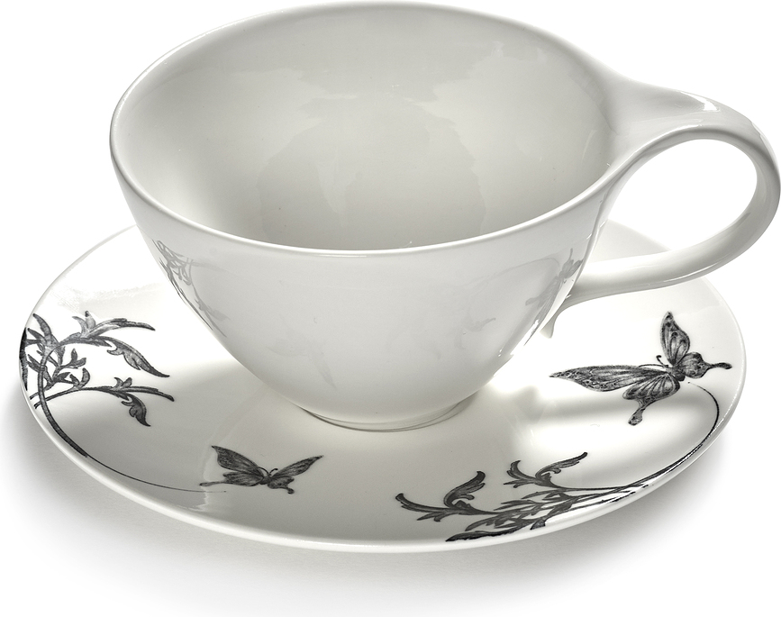 Platillo para Taza de Capuchino Unity Butterfly Ballet