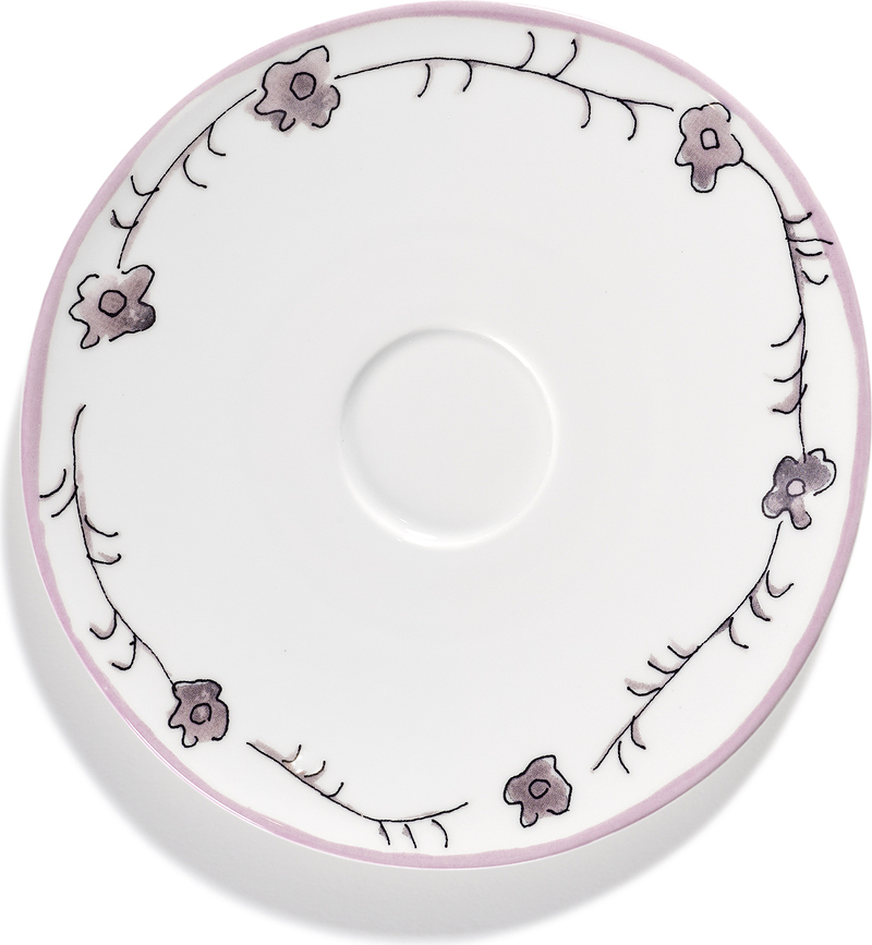 Platillo para cuenco de consomé Midnight Flowers Blossom Milk, 18 cm
