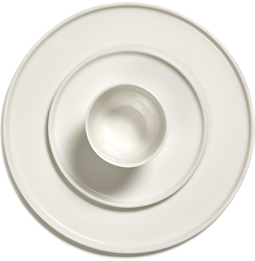 Plato de aperitivo Cena, 14 cm, marfil