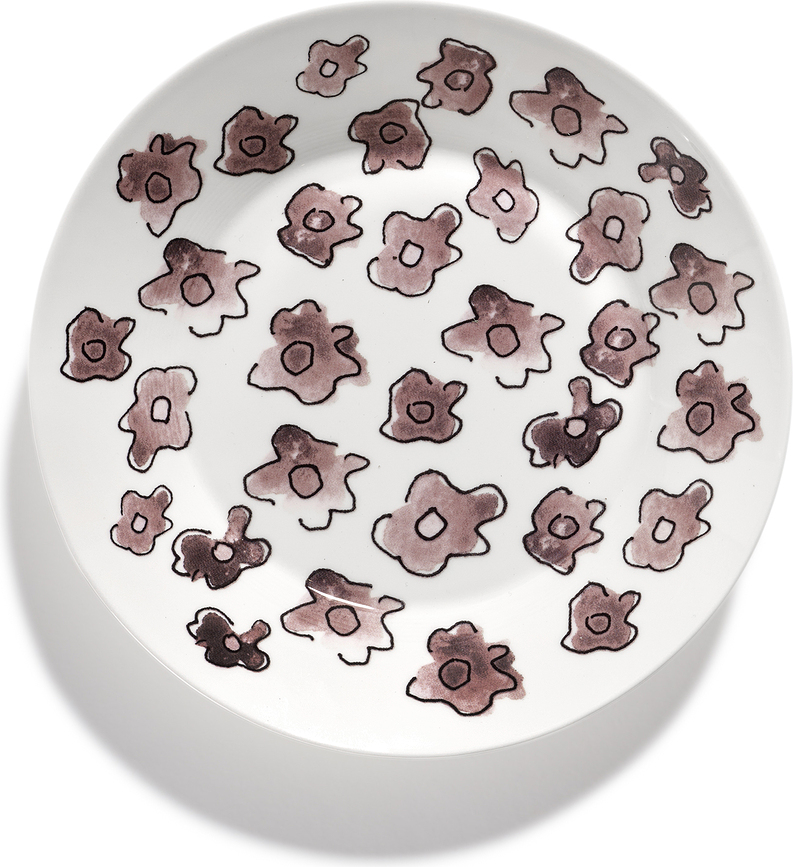 Plato para aperitivos Midnight Flowers Blossom Milk, 10 cm