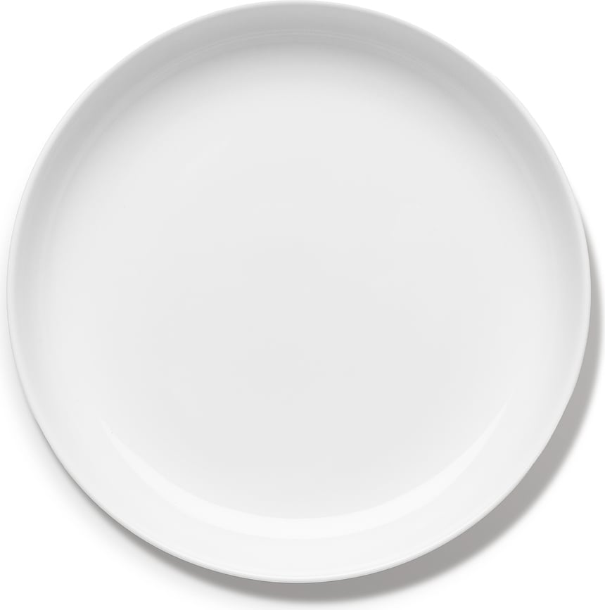 Plato de desayuno esmaltado Base, 20 cm, blanco