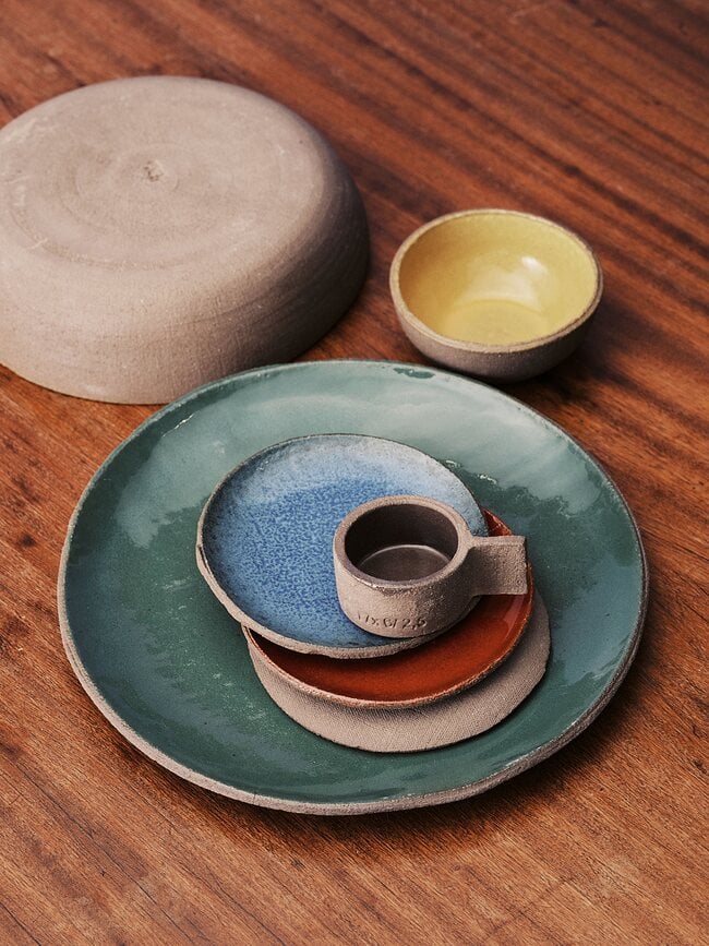 Plato de Desayuno FCK, 20 cm, rojo