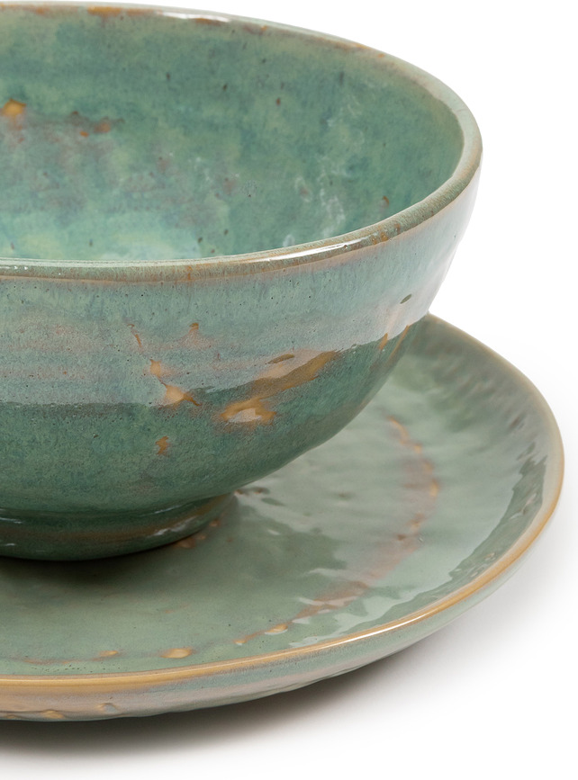 Plato de desayuno Pure, 20,5 cm, verde