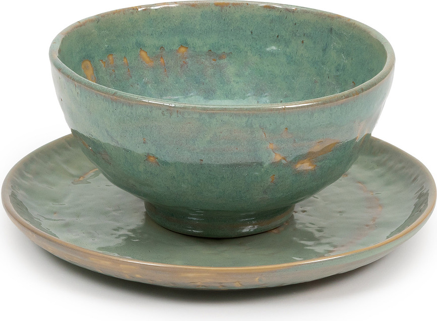 Plato de desayuno Pure, 20,5 cm, verde