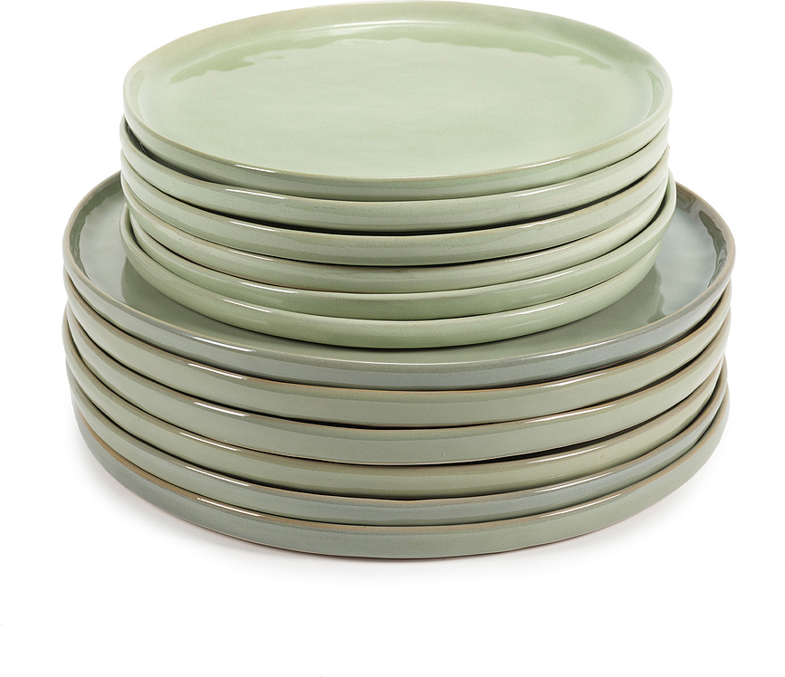 Plato de Desayuno Pure, 21,7 cm, negro