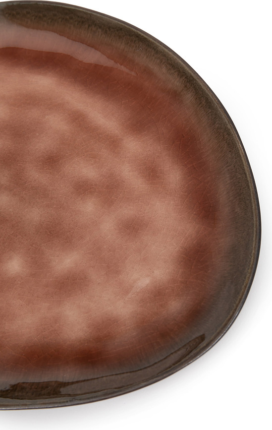 Plato de Desayuno Pure, 20 cm, ovalado, amarillo