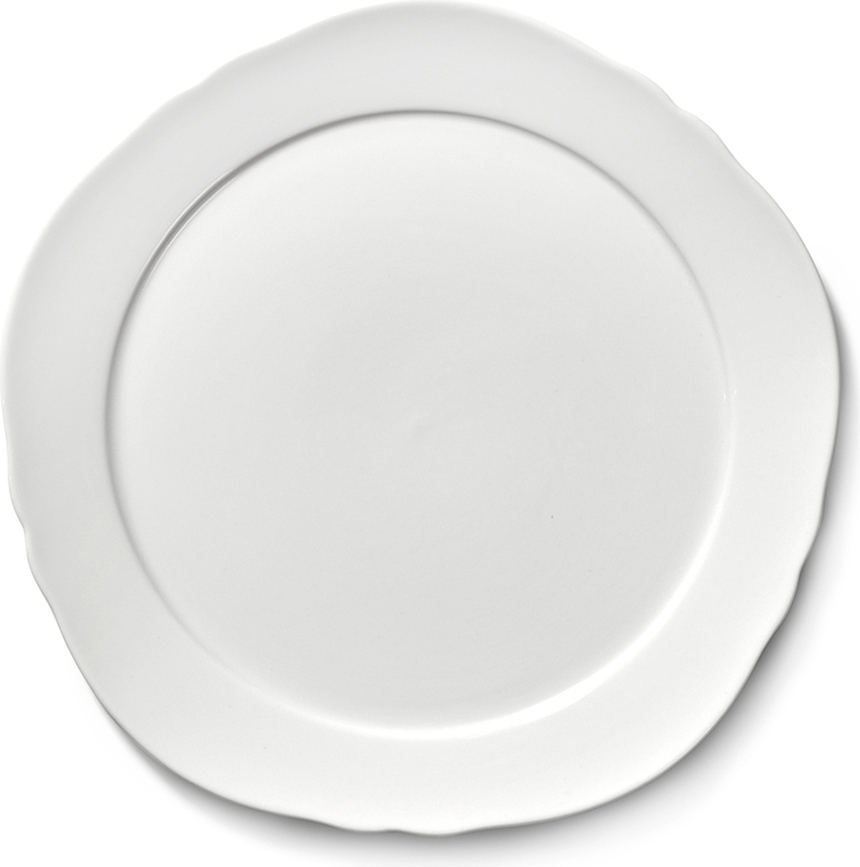 Plato de Desayuno Silhouette, 23,5 cm, blanco