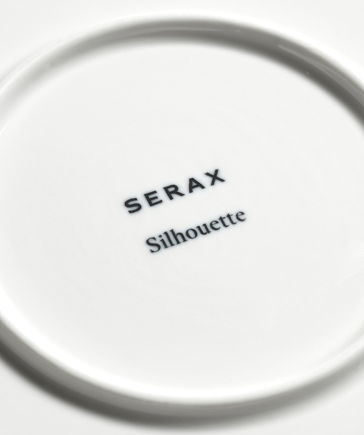 Plato de Desayuno Silhouette, 23,5 cm, blanco