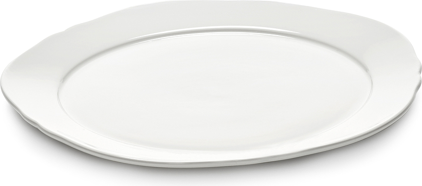 Plato de Desayuno Silhouette, blanco