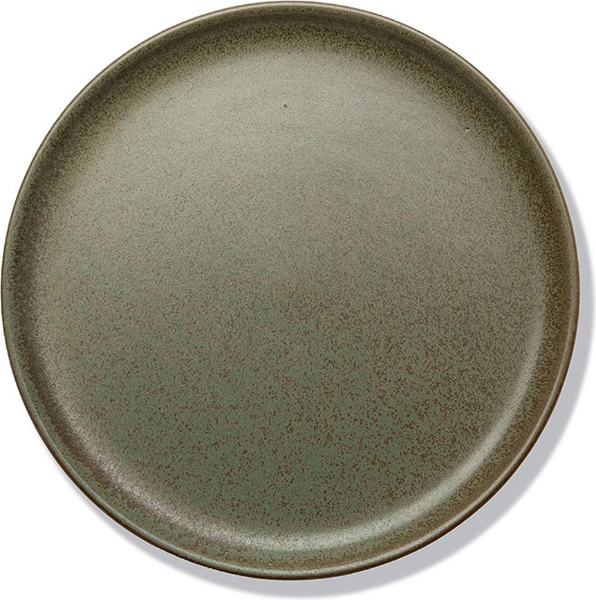 Plato de Desayuno Surface, 21 cm, negro y gris