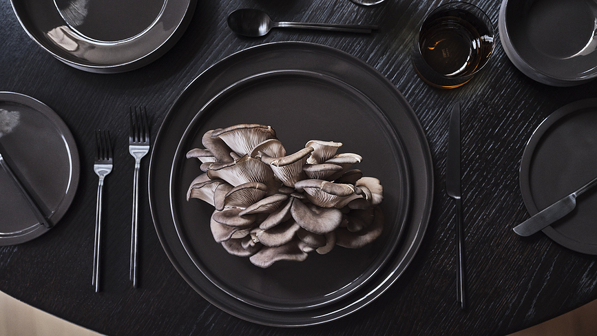 Plato de postre Dune, 17,5 cm, marrón