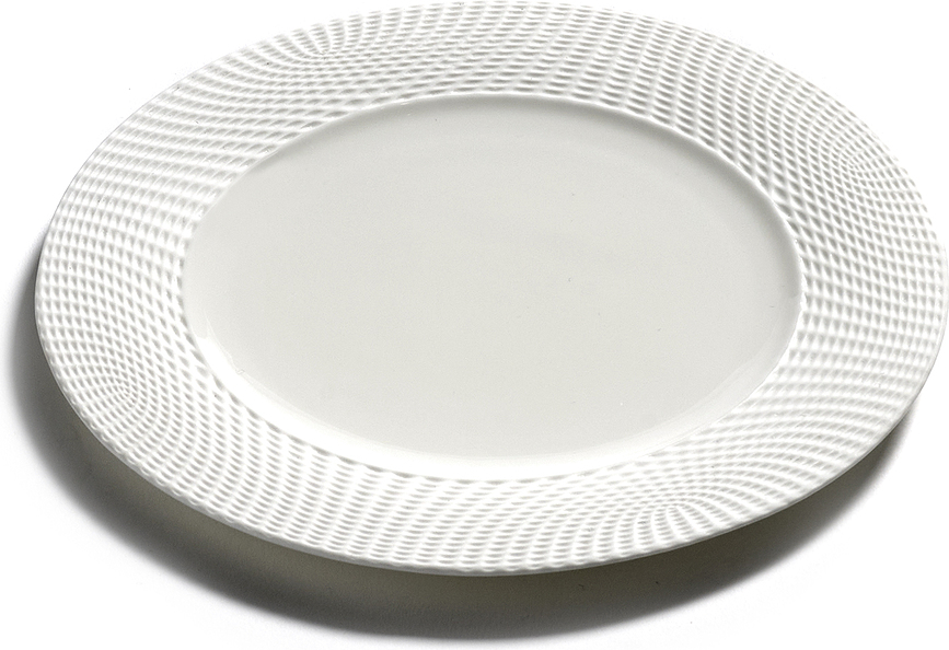 Plato de Postre Nido, 18 cm, blanco