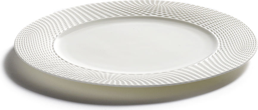 Plato de postre Nido, blanco