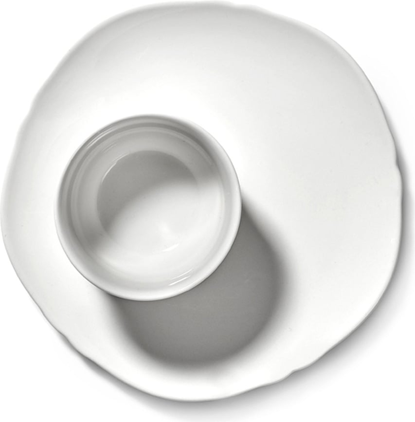 Plato de Postre Silhouette, 17 cm, blanco