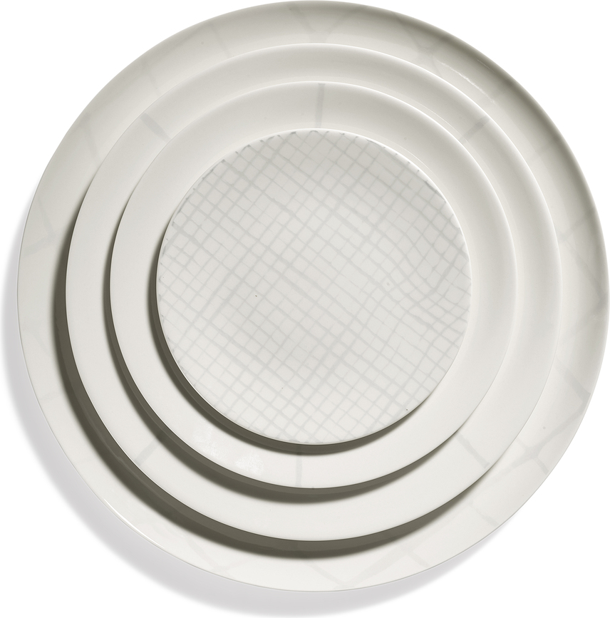 Plato de Postre Zuma, 18 cm, negro