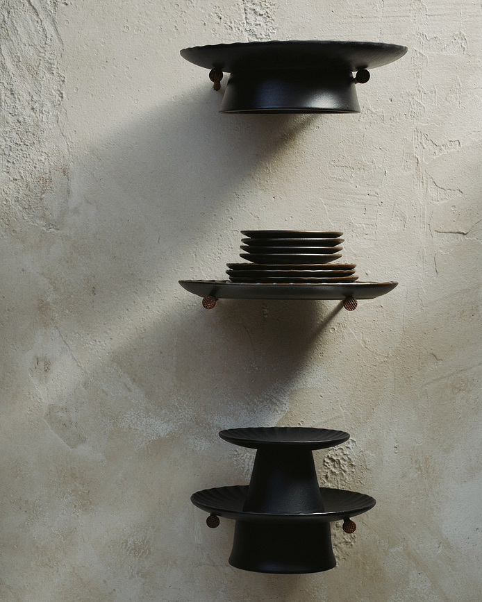 Fuente Inku, 21 cm, blanca