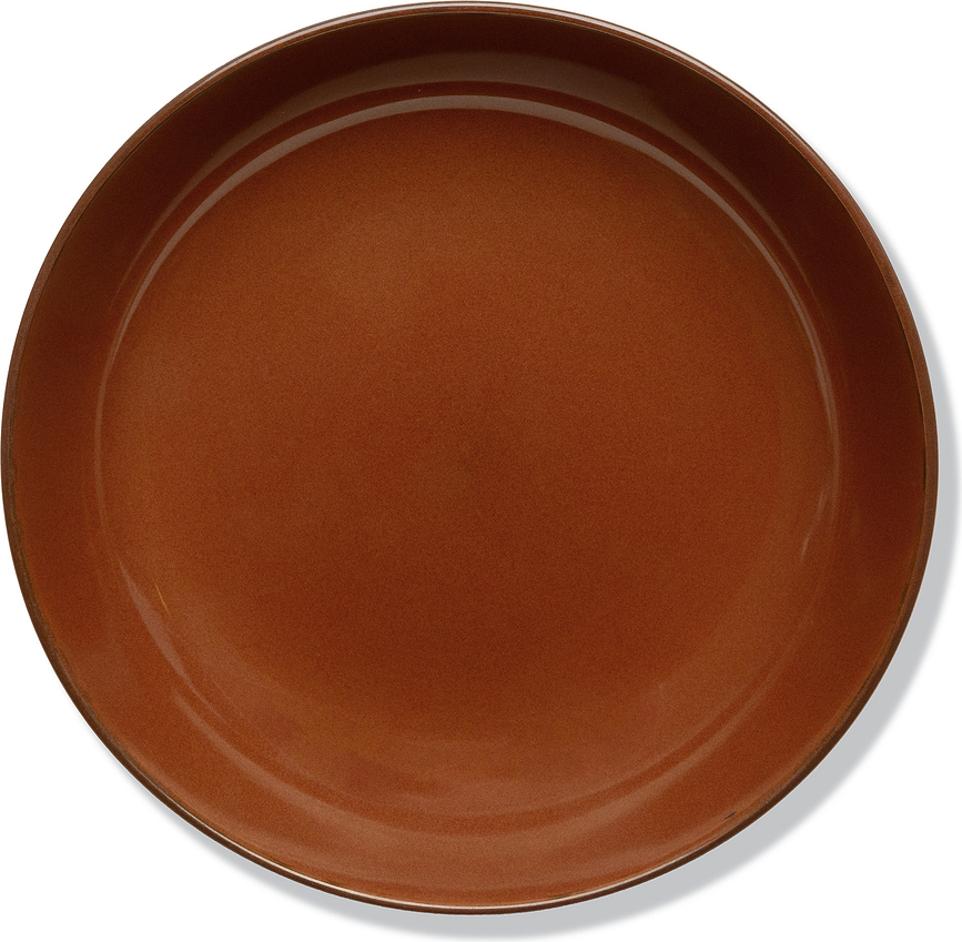 Plato Hondo Terres De Rêves, 21 cm, azul y beige