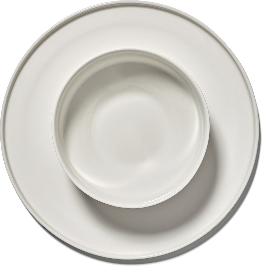 Plato Llano Dune, 33 cm, marrón