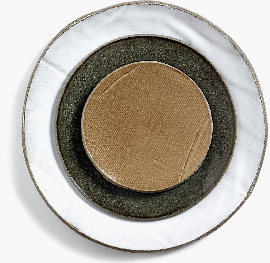 Plato Llano FCK, 28 cm, marrón