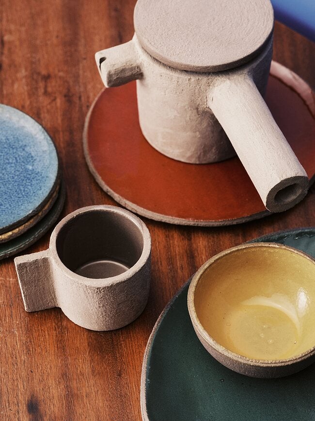 Plato Llano FCK, 28 cm, rojo