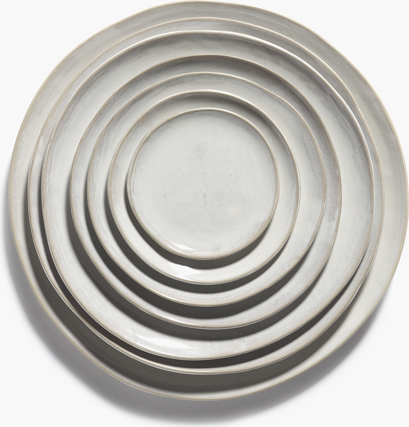 Plato Llano La Mère, 27 cm, rojo