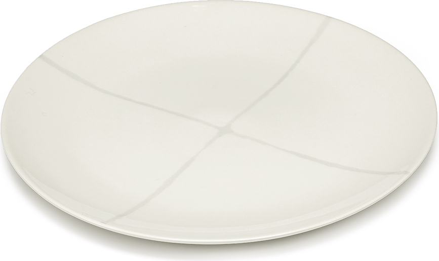 Plato Llano Zuma, 28 cm, negro